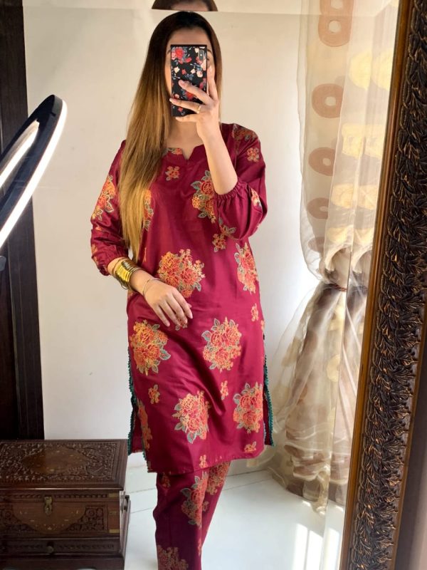 Women MAROON Colour Dress