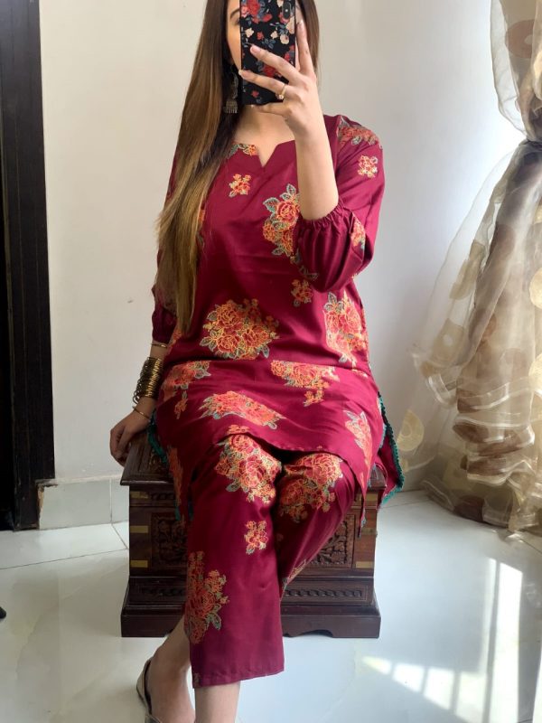 Women MAROON Colour Dress