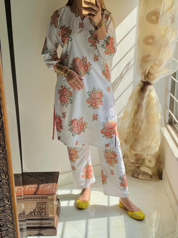 Women White Colour Dress
